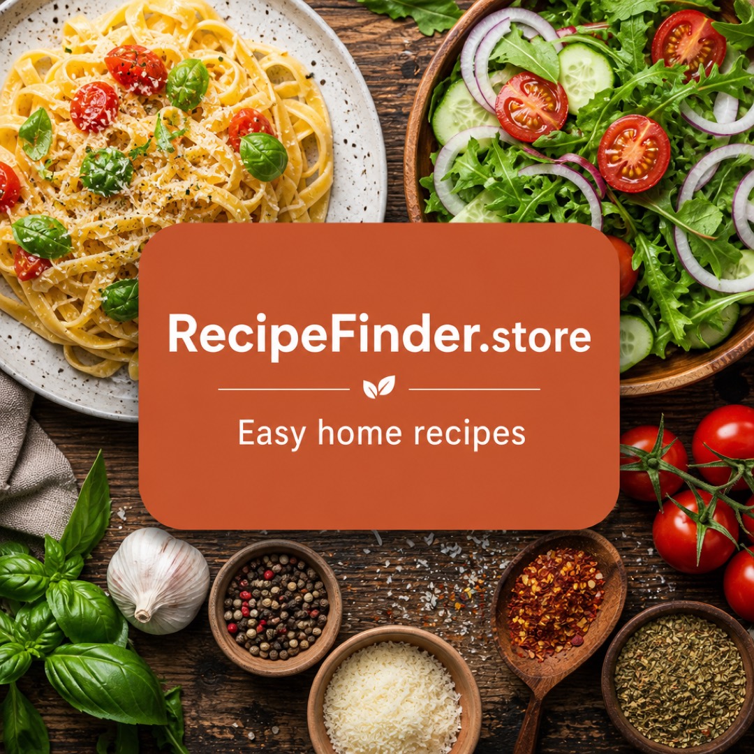 RecipeFinder home cooking